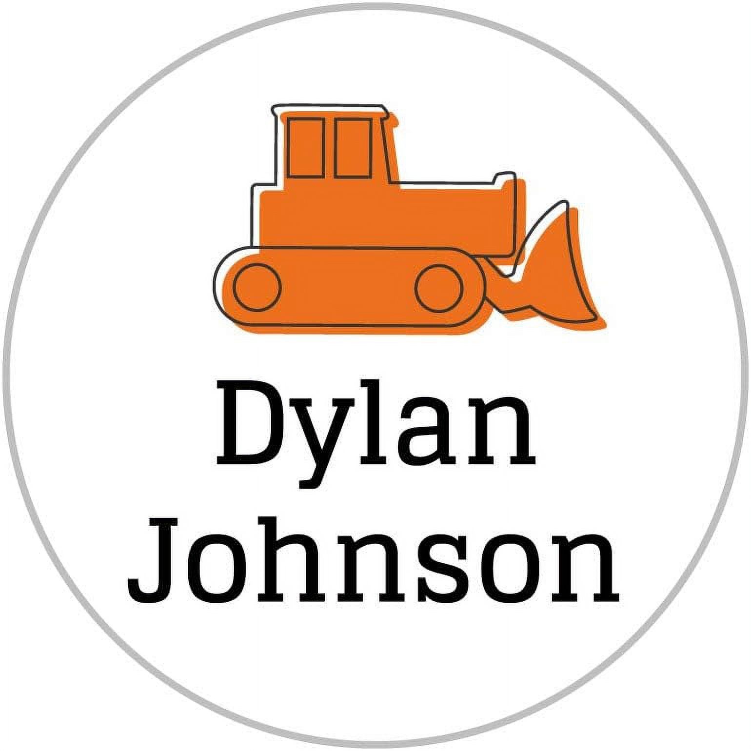 Truck Circle IronOn Clothing Label (80 Pack) Durable Printed Labels