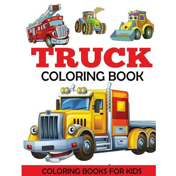 Truck Coloring Book, (Paperback)