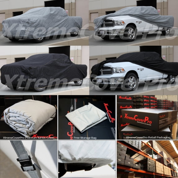 Truck Cover fits 2004 2005 2006 2007 2008 GMC Sierra 2500HD 3500HD Ext Cab 6.5ft Bed XCP XtremeCoverPro Waterproof Gold Series Gray