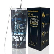 Truck Driver Appreciation Gifts Tumbler Stainless Steel 20 oz Birthday Gifts For dad Husband Insulated Coffee Mug funny Gfits For Boyfriend Thank you retirement Gifts For Him Unique