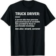 thumbnail image 1 of Truck Driver Definition Funny Trucker T-Shirt, 1 of 4