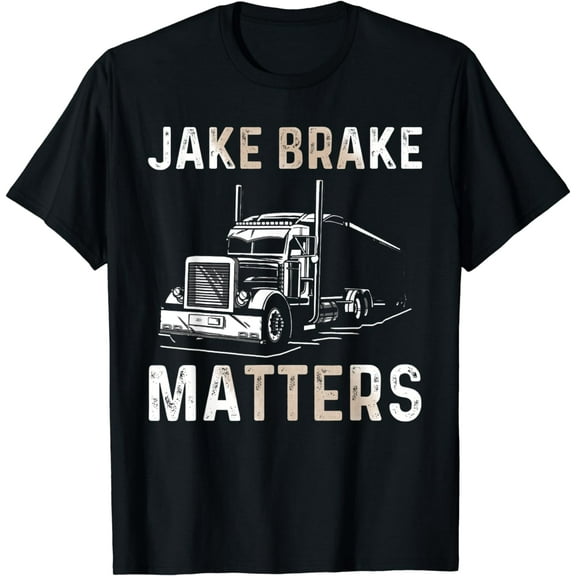 Truck Driver Design For Men Semi-Trailer Truckin Dad Big Rig T-Shirt