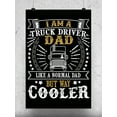thumbnail image 1 of Truck Driver Father's Day Poster -Image by Shutterstock, 1 of 2