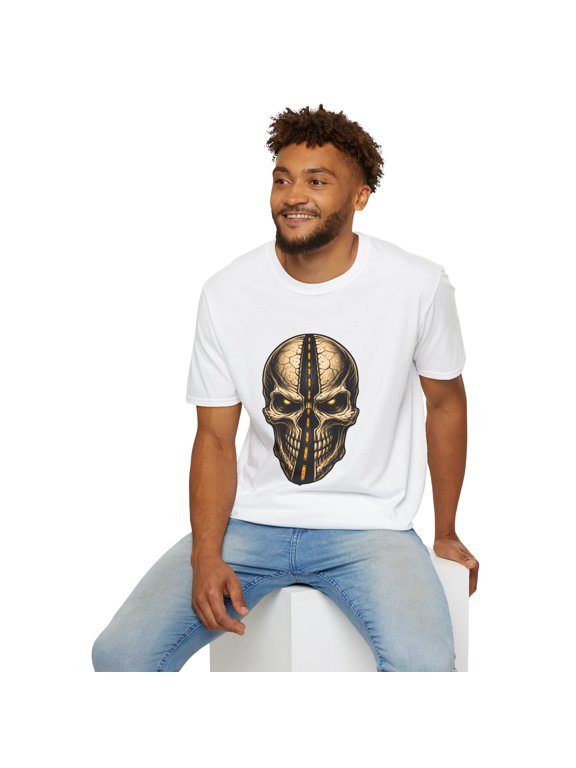 Truck Driver Skull Highway Road Dark Fantasy Diesel Unisex Softstyle T-Shirt