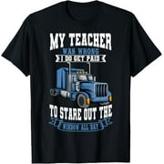 FAHUANGGE Truck Driver Trucker Teamster Vehicle LGV Truckie Driving T-Shirt