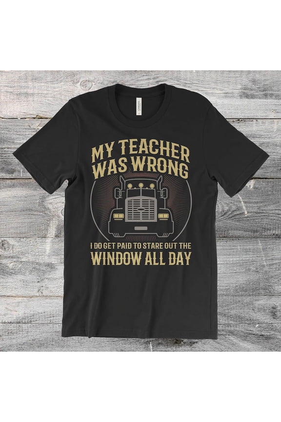 Truck Driver Vintage T-shirt, Trucker Birthday Gift, Trucking Tee, Funny Truck Driver Shirt, Road Trip Apparel