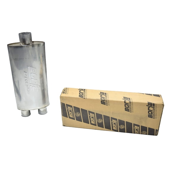 Truck Exhaust Kits - Shop Line Dual Exhaust Sytem 2.5 inch Aluminized Pipe Borla Pro XS Stainless Muffler Polished Rolled Tips
