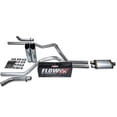 thumbnail image 1 of Truck Exhaust Kits - Shop Line Dual Exhaust Sytem 2.5 inch Aluminized Pipe Flowmaster Flow FX Muffler Polished Rolled Tips With Corner Exit Adapters, 1 of 10