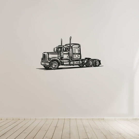 Truck Head Trucks Monster Truck Toy Cars Vehicle Wall Sticker Art Decal for Girls Boys Room Bedroom Nursery Kindergarten House Fun Home Decor Stickers Wall Art Vinyl Decoration Size (6x10 inch)