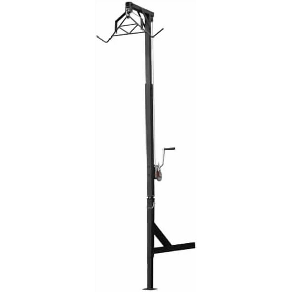 Truck Hitch Game Hoist, with 600 Pounds Capacity Adjustable Height 74-102" Truck Hoist with 360 Degree Handle for Hunting Season Factories Farms Construction Sites Homes$$Other