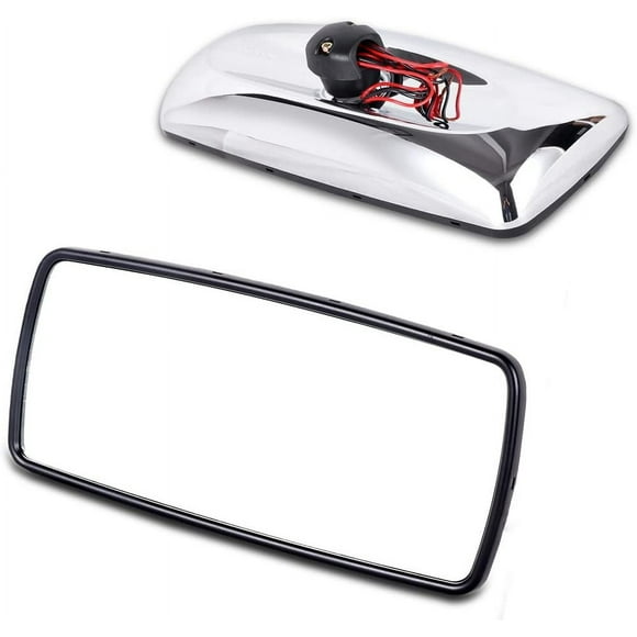 Truck Hood Mirrors Door Mirrors Fit for 2004-2016 for Freightliner for Columbia for Freightliner M2 Mirrors with 2PCS Main Mirrors Driver and Passenger Side Manual Adjusted Heated Chrome