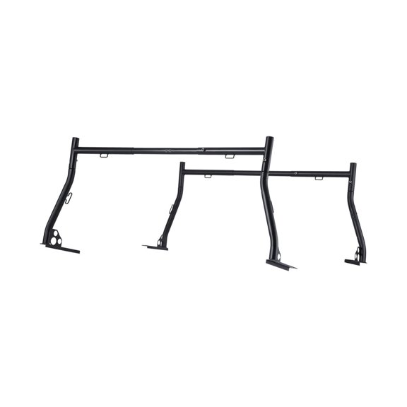 Truck Ladder Rack Universal 800lbs Capacity - Heavy Duty Steel Cargo Carrier for Pickup Trucks 49-73in Bed Width