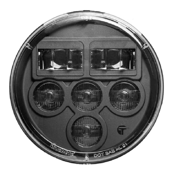 Truck-Lite 37270C 7" Round LED Projector Headlight High - Low Beam Headlamp