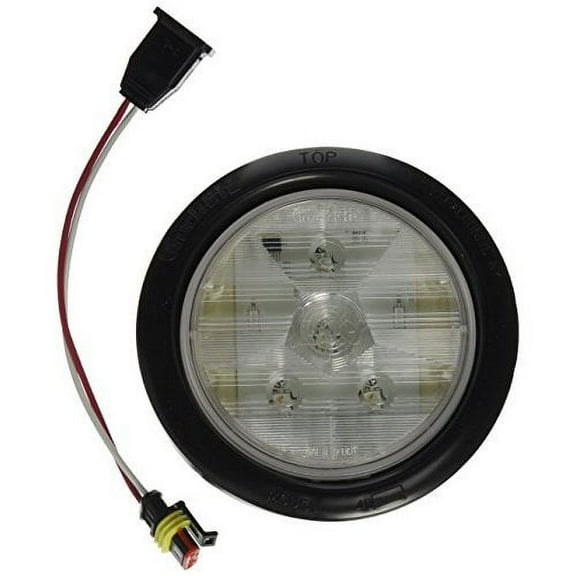 Truck Lite 44184C Super 44 Back Up Light Led, Clear Lens, 6 Diode, Round