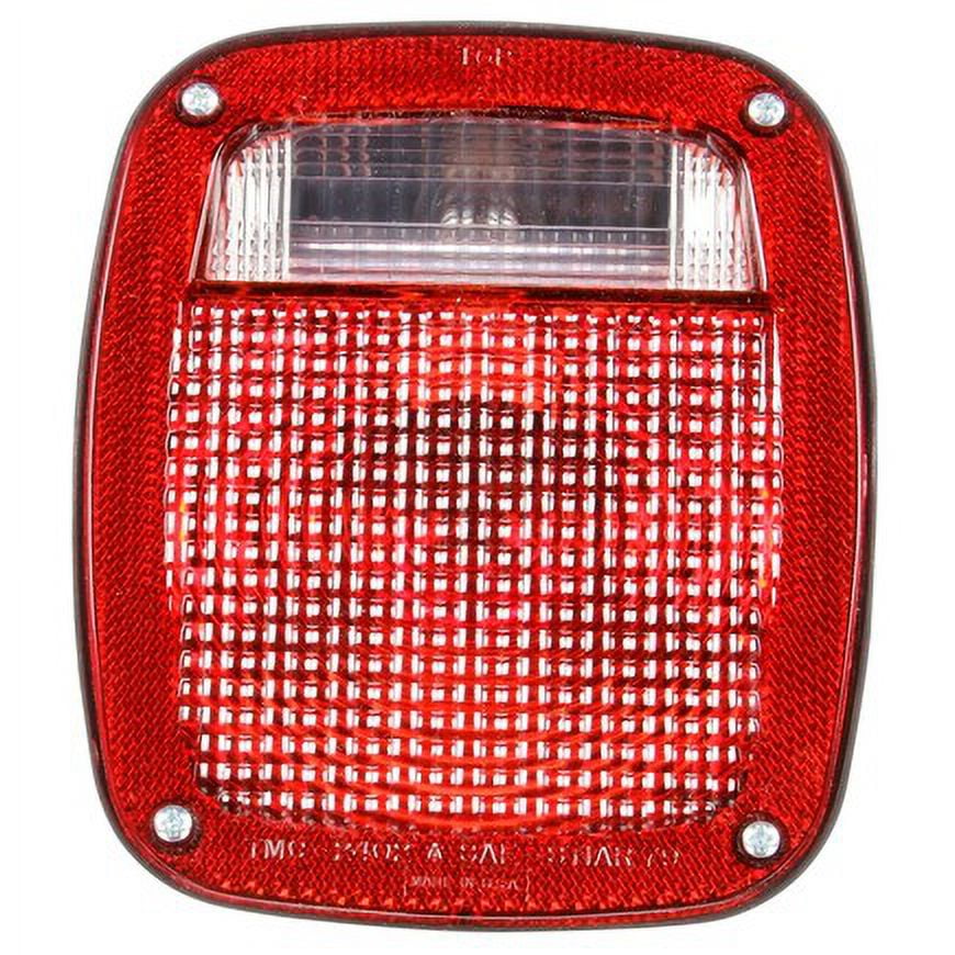 Truck-Lite 5315Y101 Signal Stat License Plate Light Incandescent, Red/Clear