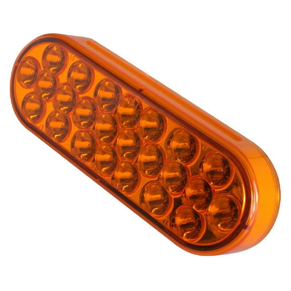 Truck-Lite 6050A Signal Stat Turn Signal / Parking Light Led, Yellow Oval,