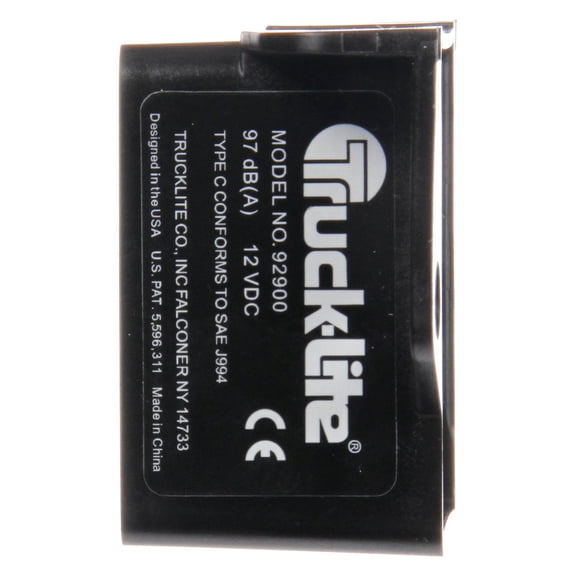 Truck-Lite 92900 - 97 dB Steam Cleanable Single Sound Regulation Back-Up Alarm