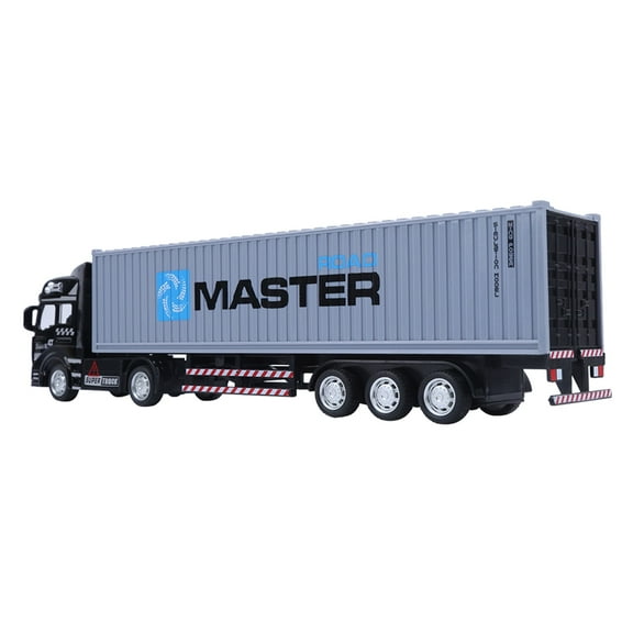Truck Model, Container Truck Model 1:48 Vivid Exquisite Beautiful Decorative Toy Ornament Truck Wrecker Model For Boys Girls