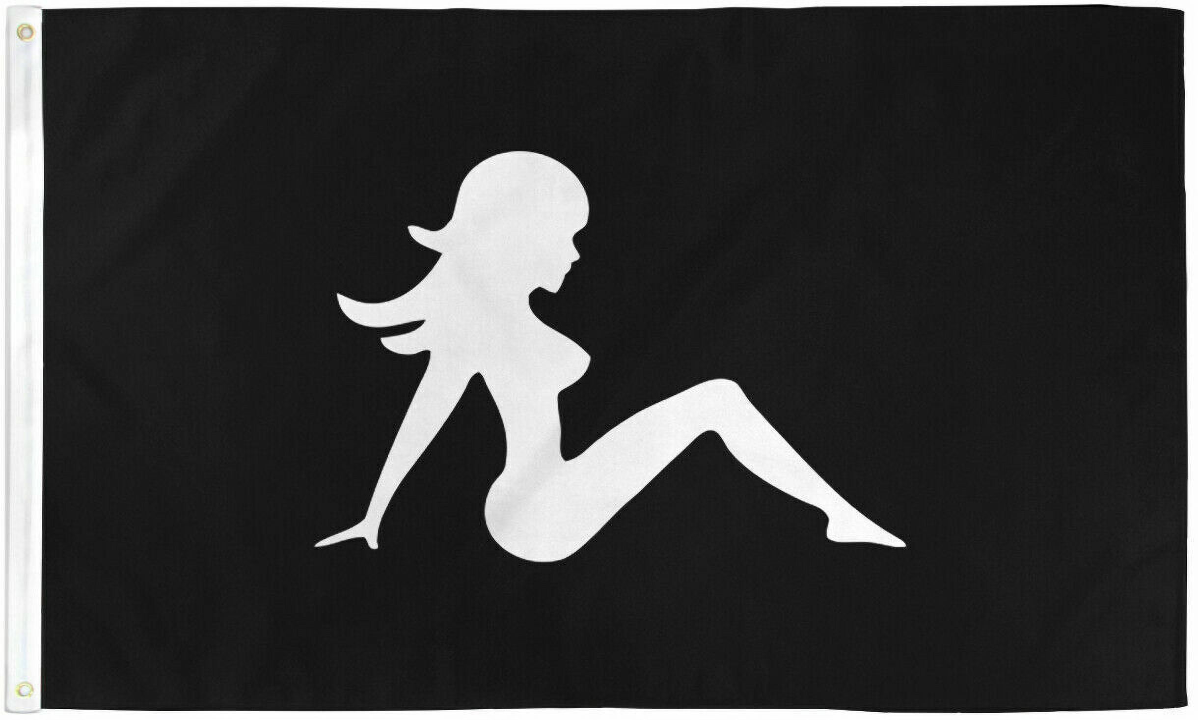 Truck Mud Flap Girl Flag 3x5 ft Semi Trucker Driver Pinup Lady Mudflap