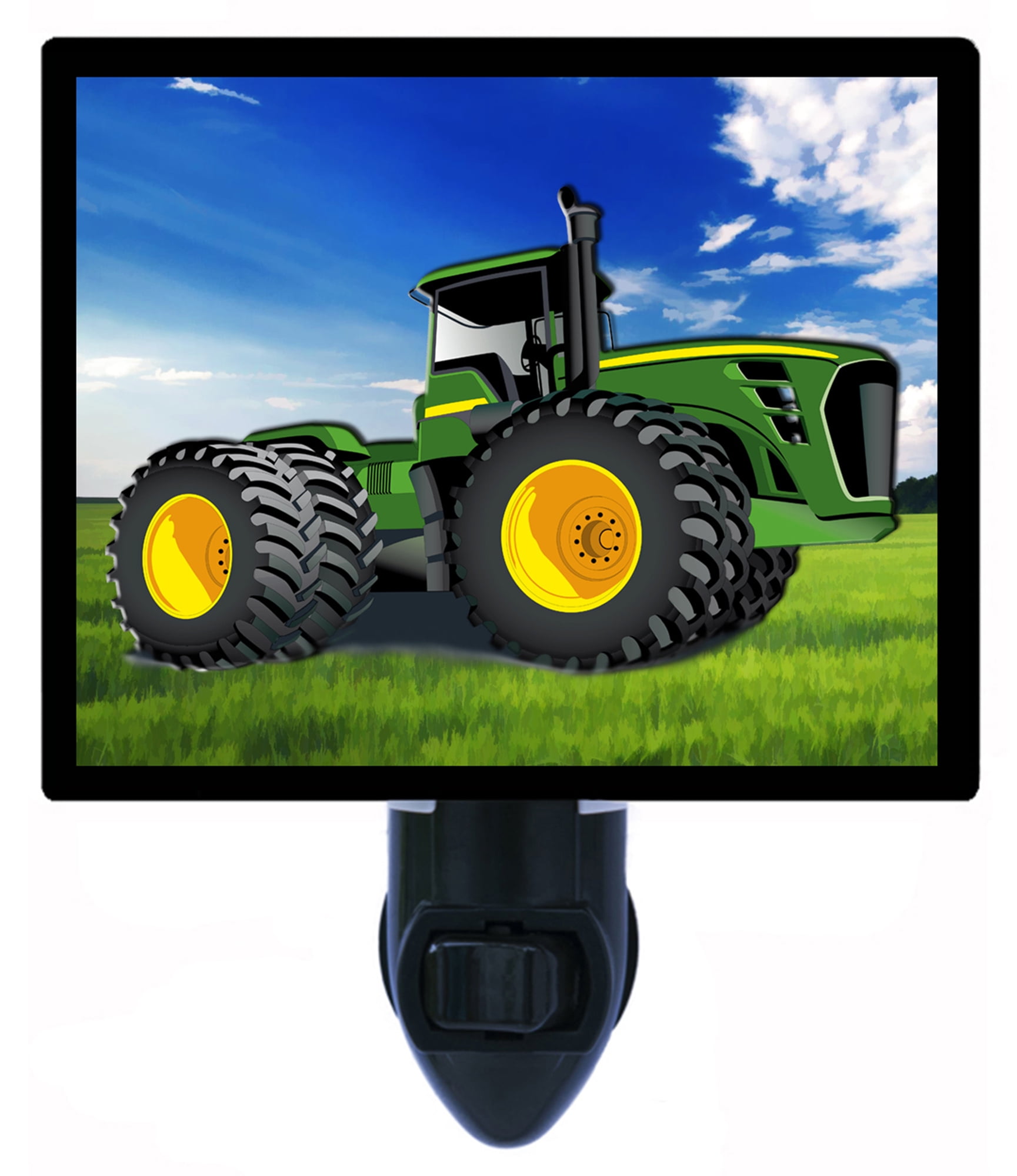 Night Light - Tractor. | Truck Theme, Includes Free Switchable Insert, 4W Bulb, E12 Base
