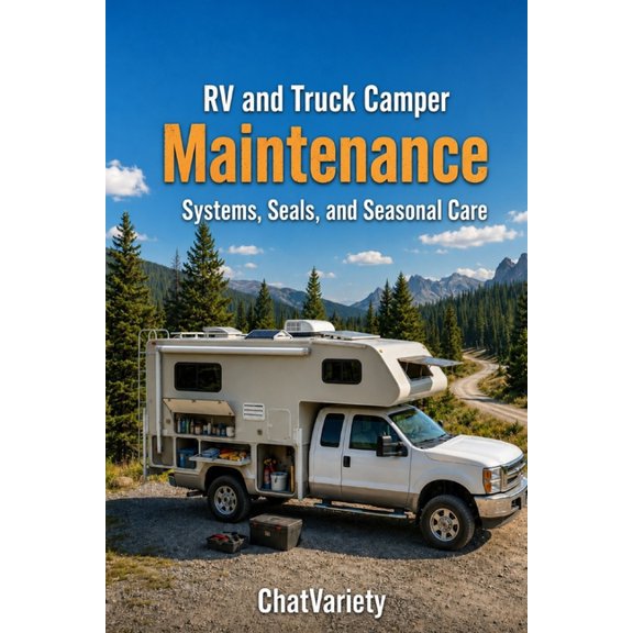 Truck, RV & Overlanding RV and Truck Camper Maintenance: Systems, Seals, and Seasonal Care, (Paperback)