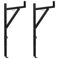 thumbnail image 1 of Truck Rack,Heavy Duty Ladder Rack,Ladder Rack for Trailer for Pickup Load 250 Lbs,44.5-49.5" Adjustable Height,19"-34 "Retractable Width Steel Ladder Rack for Kayak,Surfboard,Construction Wood, 1 of 7
