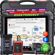 Truck Scanner Autel MaxiSys MS909CV, OE-Level J2534 Programming, Motor TruSpeed, Topology 2.0, 64+ Resets, Support 150+ CV Makes