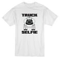 thumbnail image 1 of Truck Selfie Graphic Men White T-Shirt, Male Large, 1 of 2