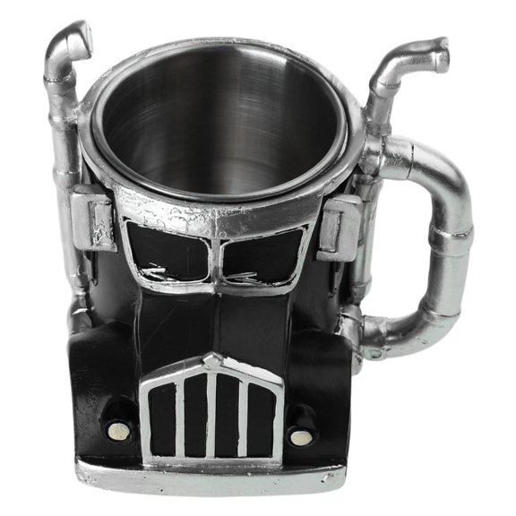 Truck Shape Coffee Mug Resin Water Cup 12oz for Home Decoration and for Truck Enthusiasts Truck Mug