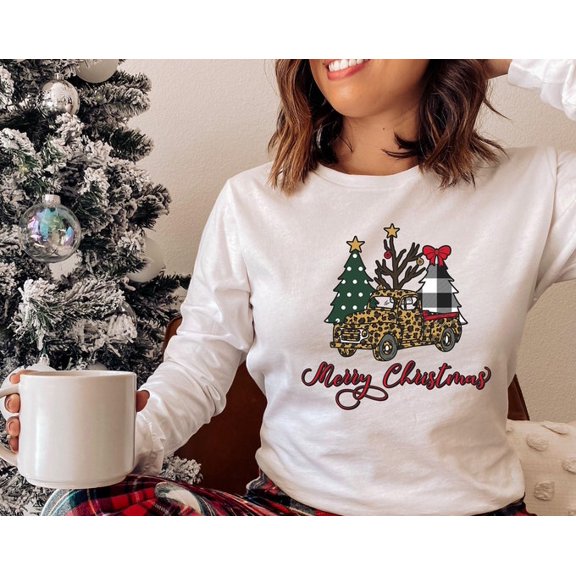 Truck Shirt,Women'S Shirt,Leopard Tees, Shirts, Tees For Women, Shirt, Sweatshirt Size S-5Xl