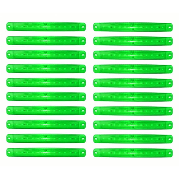 Truck Side Marker Indicators- 20pcs Car Marker Lights Car Side Indicators Lights 12SMD LED Front Rear Side Light Position Lamps 24V For Auto Camper Van Truck Lorry.