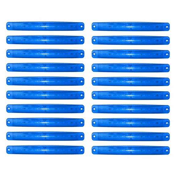Truck Side Marker Indicators, 20pcs Car Marker Lights Car Side Indicators Lights 12SMD LED Front Rear Side Light Position Lamps 24V for Auto Camper Van Truck Lorry