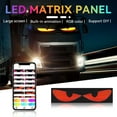 thumbnail image 1 of Truck-Specific Devil's Eye-LED-Screen/Car Eye Light Truck Dynamic LED Light New-Bluetooth LED Phantom Soft Screen Light, 1 of 17