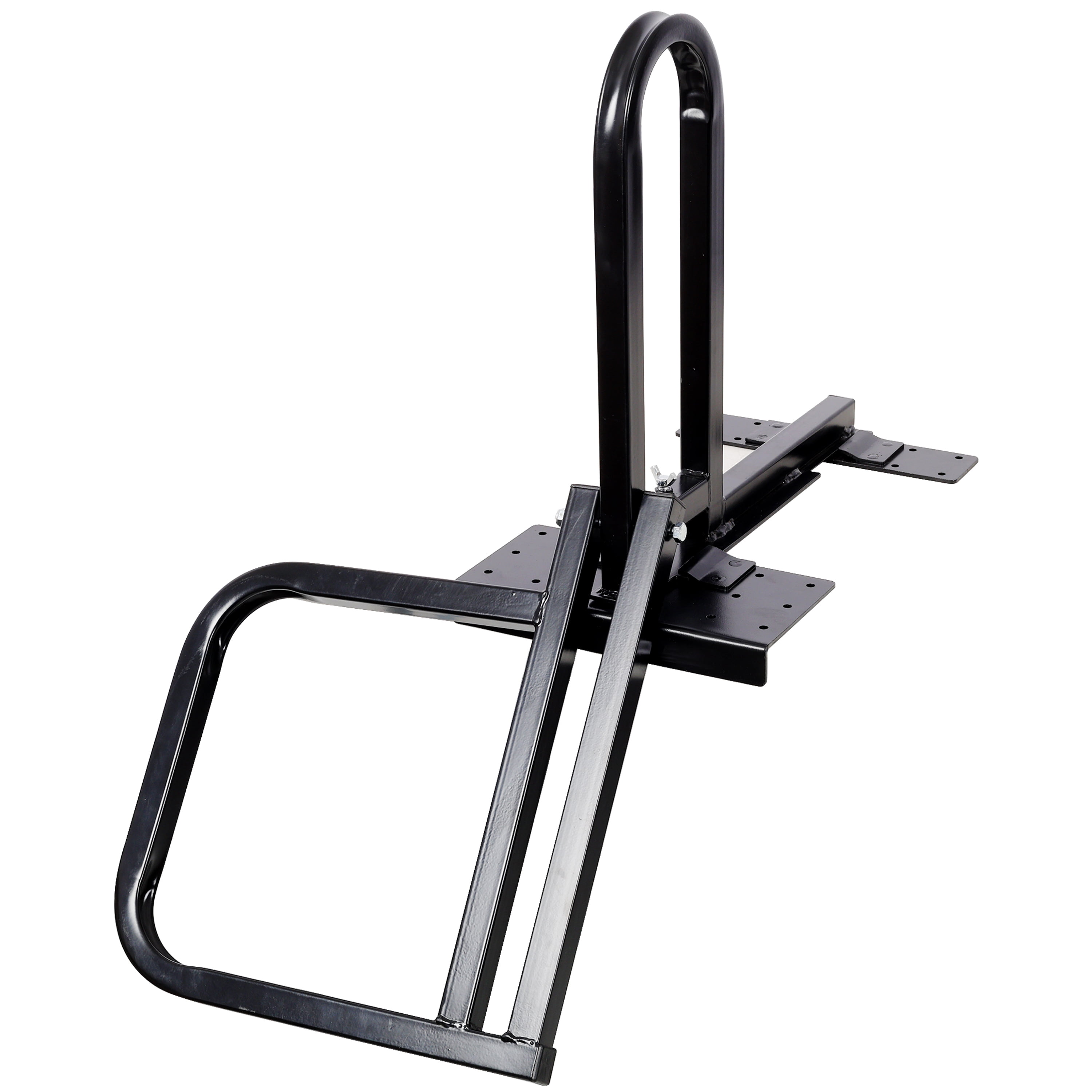 Truck Tailgate Mounting Step, 300 LBS Capacity, Foldable Design, Hand Rail, Powder Coated, Universal Fit
