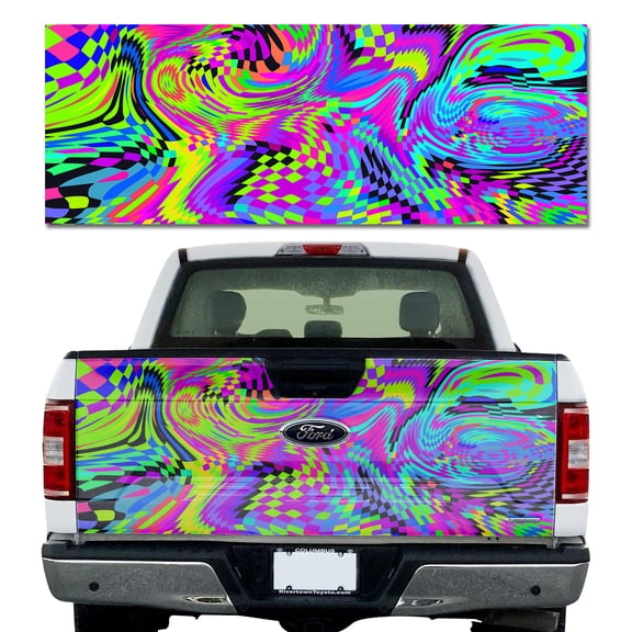 Truck Tailgate Wrap Dance Floor Trip HD Decal Graphics MightySkins Professional Grade 3M Material Universal Fit for Full Size Trucks Weatherproof & Car Wash Safe