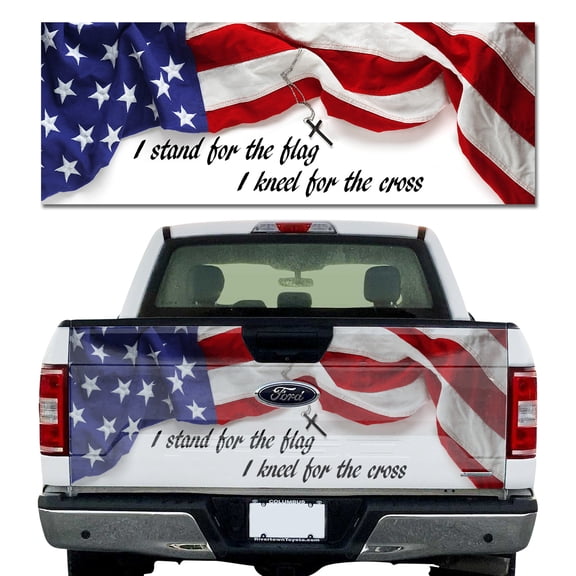 Truck Tailgate Wrap Stand and Kneel HD Decal Graphics MightySkins Professional Grade 3M Material Universal Fit for Full Size Trucks Weatherproof & Car Wash Safe