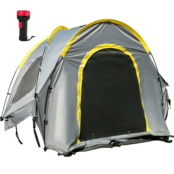 Truck Tent, Waterproof PU2000mm Oxford Cloth Truck Bed, Portable Windproof Truck Bed Tent for Camping