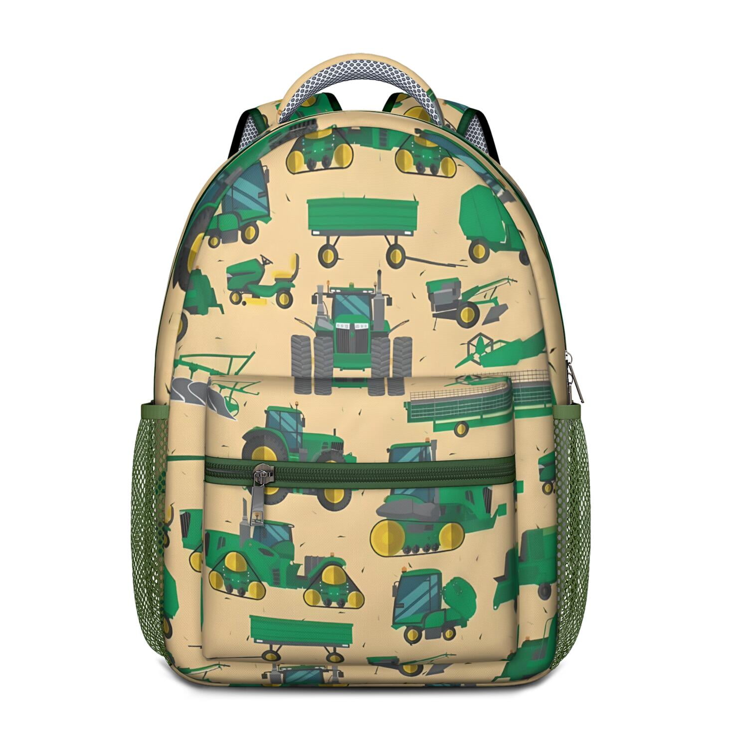 Truck Themed Waterproof School Backpack - Lightweight & Durable with Spinal Support, Stylish Bookbag for Teenagers
