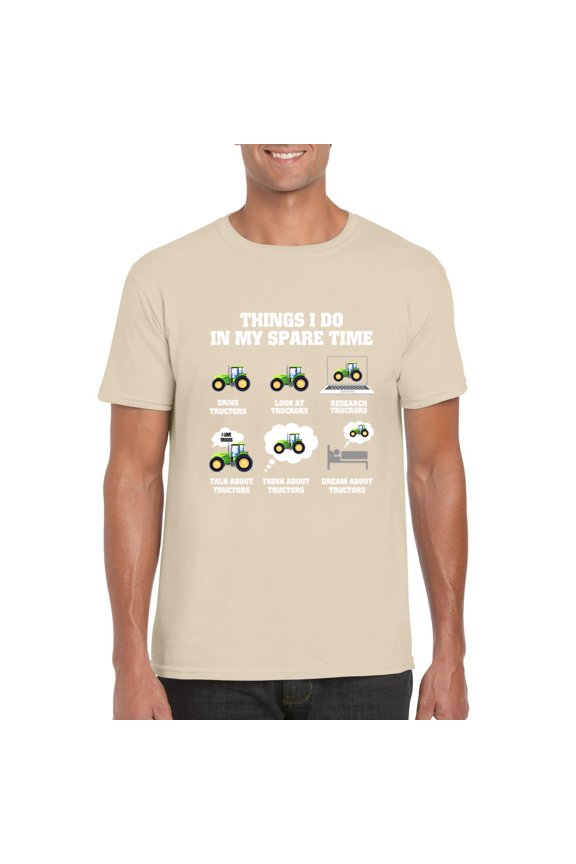 Truck Time Funny Lorry Big Rig 18 Wheeler Driver Hauling T-Shirt, for men & women, up to size 5XL