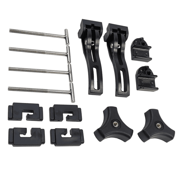 Truck Tonneau Cover Replacement Installation Accessory for Hard Tri-fold Tonneau Cover Include Rear Clamp Front Clamp T-Bolts