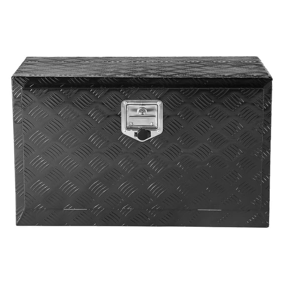 Truck Tool Box Underbody 36x14x16", Aluminum Trailer RV Storage Box, Lockable Vehicle Tool Organizer