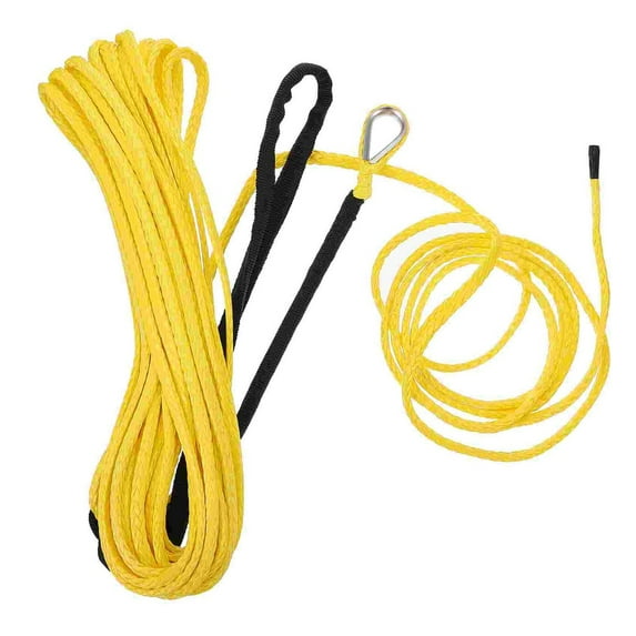 Truck Tow Rope Useful Winch Rope Premium Truck Towing Rope With Protective Sleeve For ATV SUV Vehicle Winch Rope ,Great Compatibility