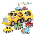 thumbnail image 1 of Truck Toys Kids Toys Car for Boys 4 in 1 Carrier Vehicle Transport Toys Birthday Party Boy Gifts for Kids, 1 of 7