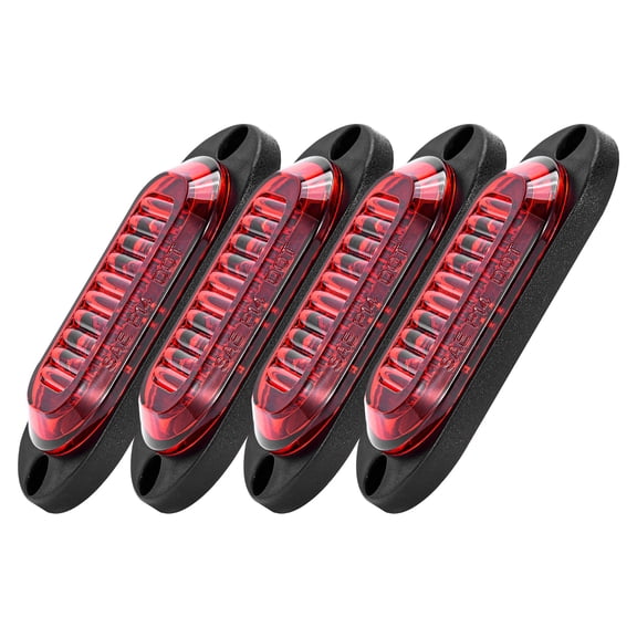 High Visibility 2LED Strips Side Light With Lens For Trucks Trailers 12 24V Waterproof Safety Warning Light