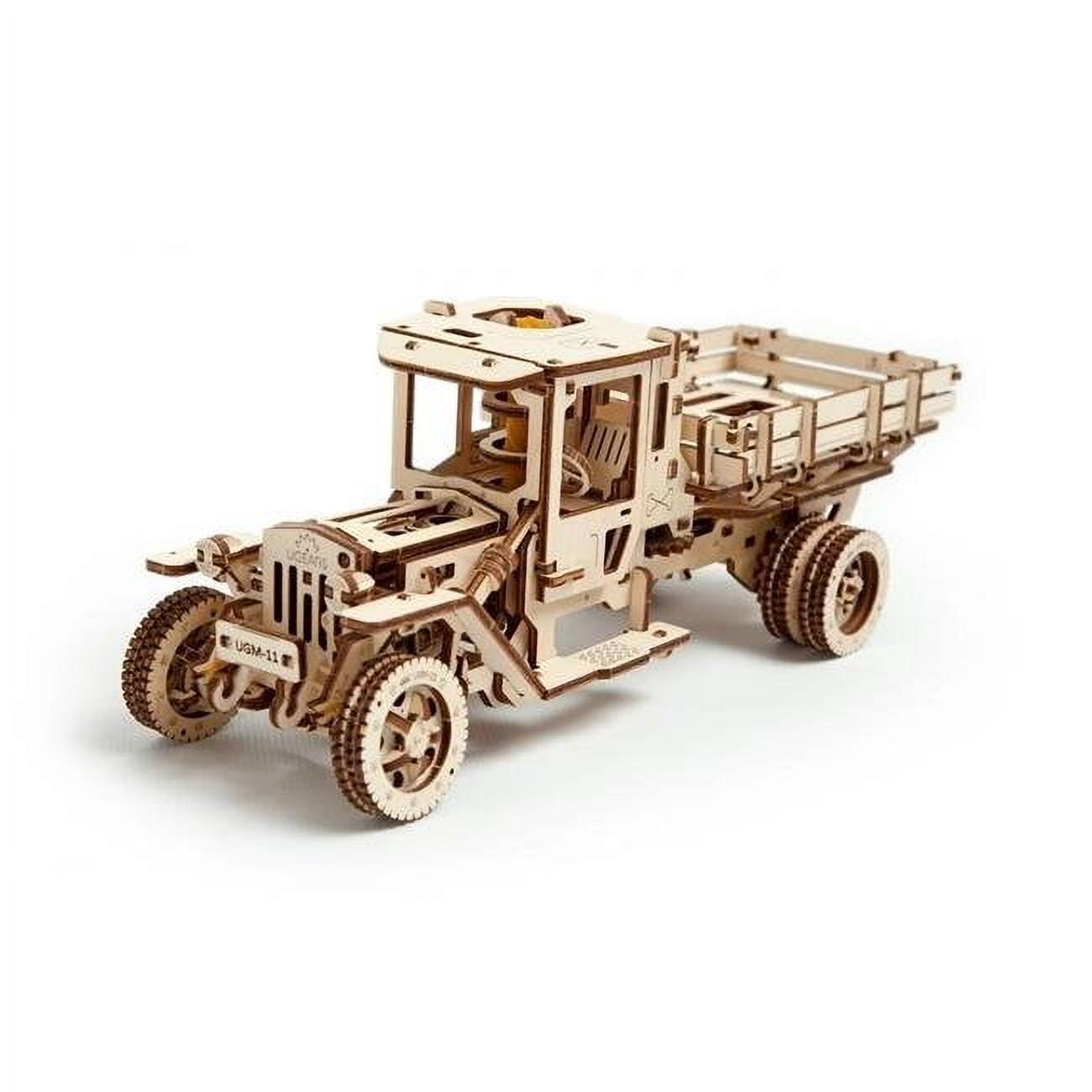 S&S Worldwide Wood Transportation Model Kit, Unfinished, Unassembled, Asst.  Vehicles, Precut Craft Wood & DIY Instructions, Wood Glue (not included),  Finished Sizes 5-1/2 to 9 long. Makes 12. 