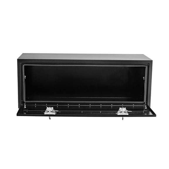 Truck Underbody Tool Box - Heavy Duty Black Steel with Secure T-Handle Lock, 36inch
