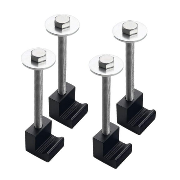 Truck Upgraded Tie Downs J Hook Crossover Universal Mount Black