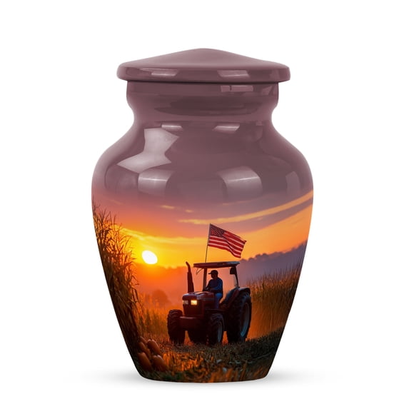 Truck Urn, Elegant Funeral Cremation Urn for Human Ashes Adult, Memorial Keepsake Burial Urn for Men & Women - 3Inch - Small/Mini Size - Single 1Pcs