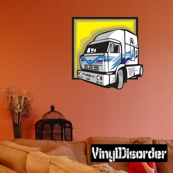 Truck Wall Decal - Vinyl Sticker - Car Sticker - Die Cut Sticker - DC 005 - 36 Inches