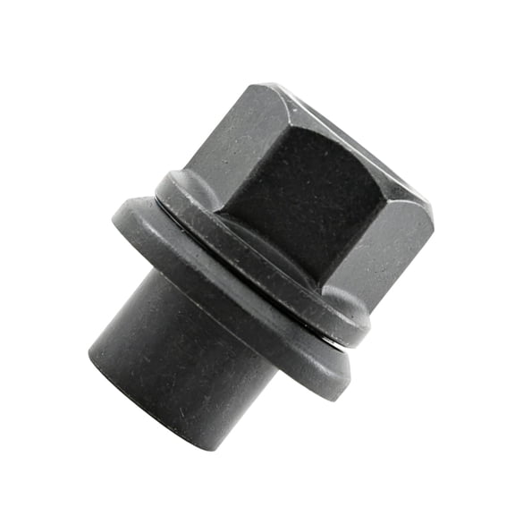 Truck Wheel Fastener M22 x 1.5, Two-Piece Steel Lug Nut, 33 mm 6-Sided Head, 52 mm Height for Repair Service Use